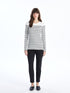 LC Waikiki Crew Neck Striped Long Sleeve Women's T-shirt